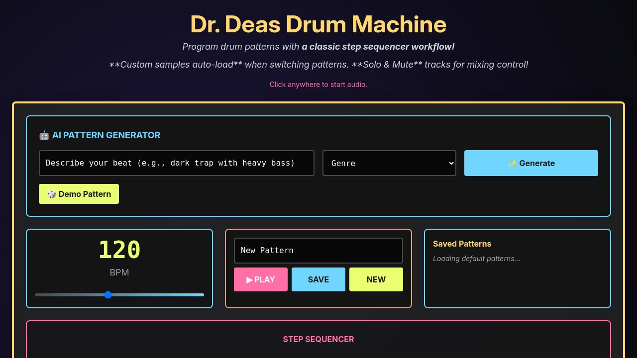Dr. Deas Drum Machine